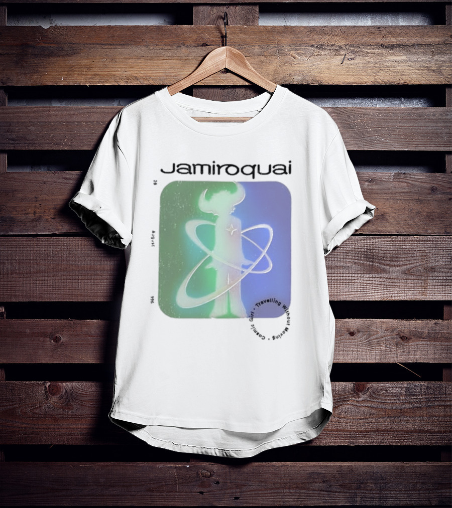 Jamiroquai Cosmic Being Travelling Without Moving August 29 96 T-Shirt