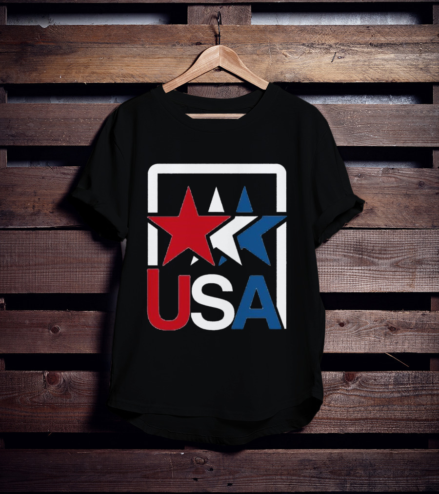 USA Stars In Motion Red White Blue T-Shirt