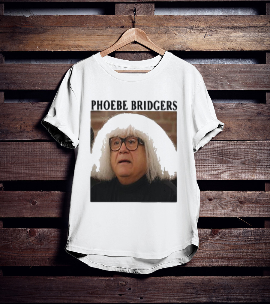 Phoebe Bridgers Meme Parody Featuring Iconic Character With Wig And Glasses T-Shirt