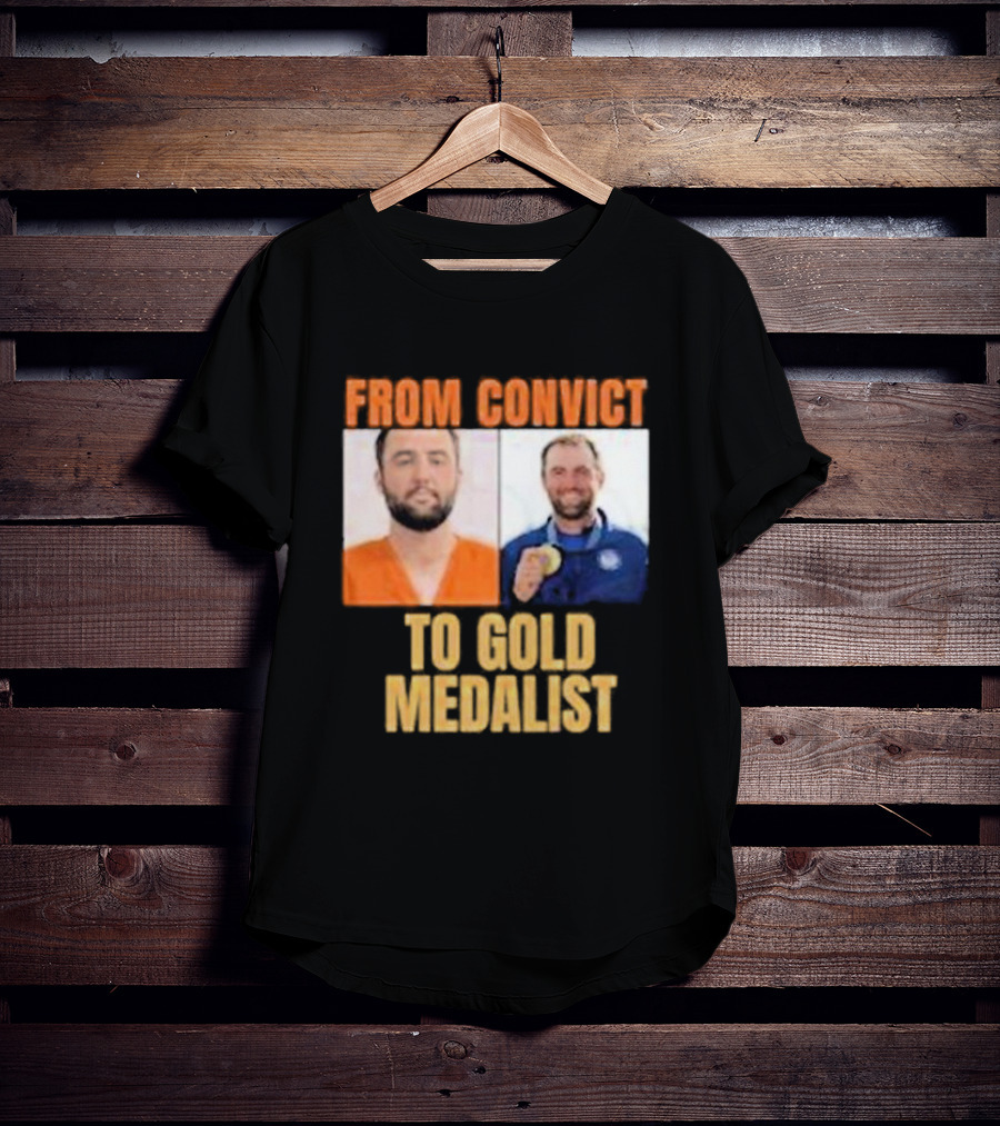 From Convict To Gold Medalist: Scottie Scheffler Transformation T-Shirt