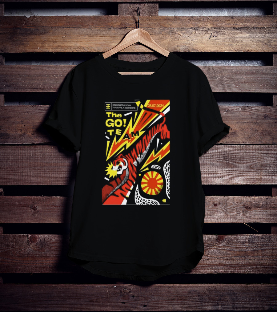 The Go Team Live At Deer Shed Festival Topcliffe Yorkshire July 28 T-Shirt
