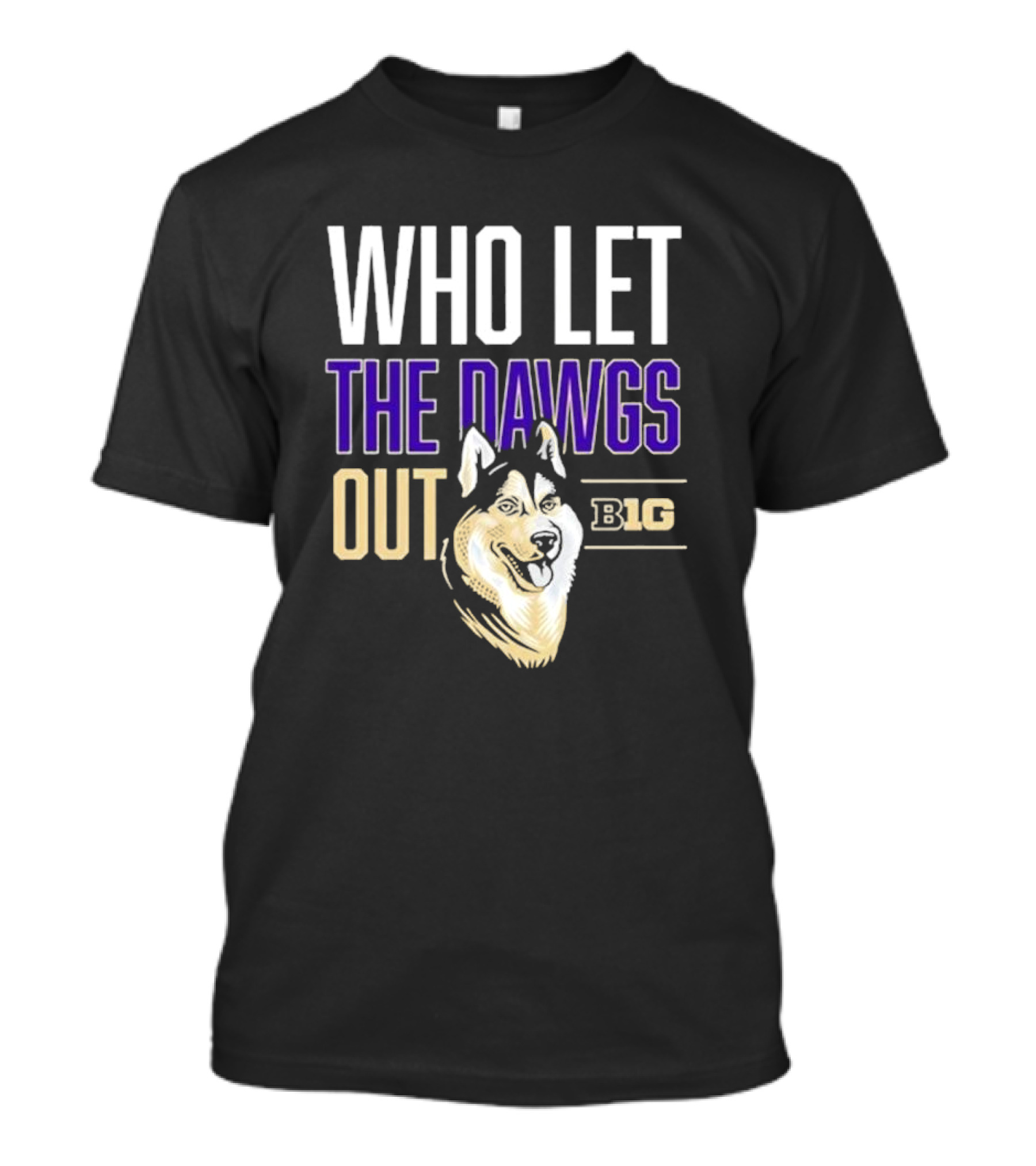 Who Let The Dawgs Out B1G T-Shirt