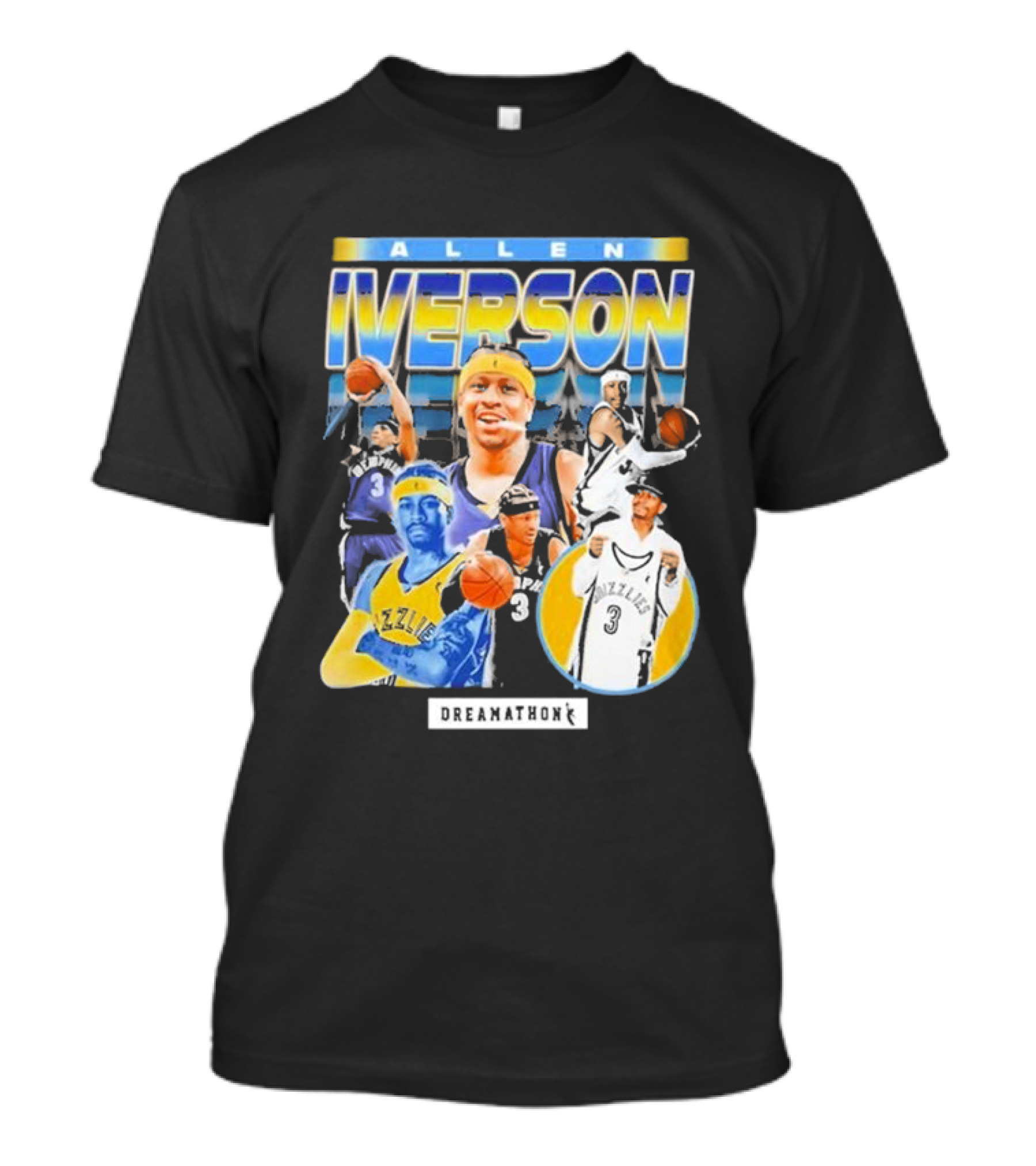 Allen Iverson Dreamathon Memphis Grizzlies Basketball T-Shirt
