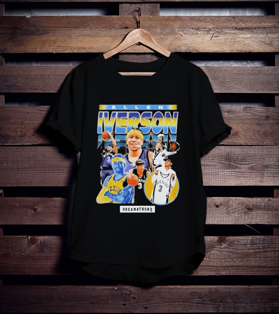 Allen Iverson Dreamathon Memphis Grizzlies Basketball T-Shirt