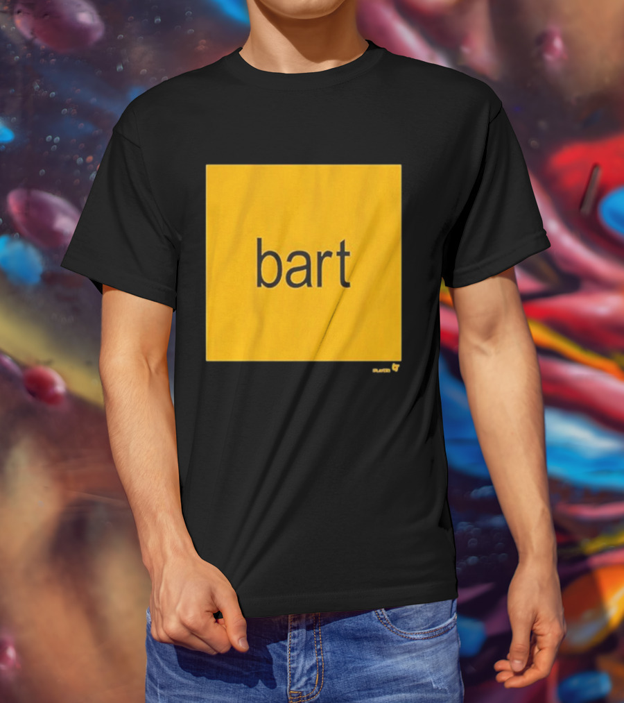 Bart Slayer Brat Yellow Square T-Shirt