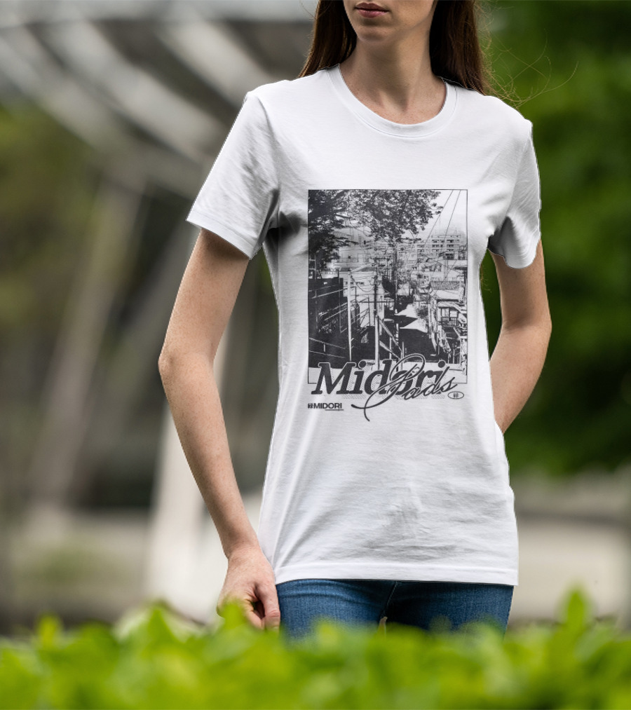 Midori Pads Midori Japan City Street Scene Urban Landscape T-Shirt