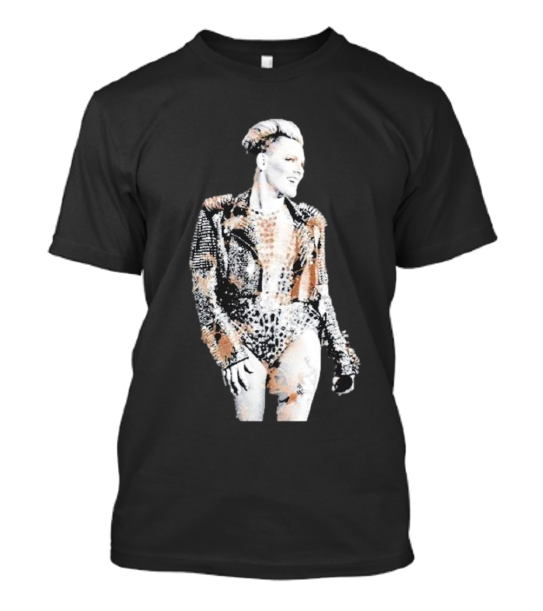 Pink Trustfall Bleach Rock Star Bold T-Shirt