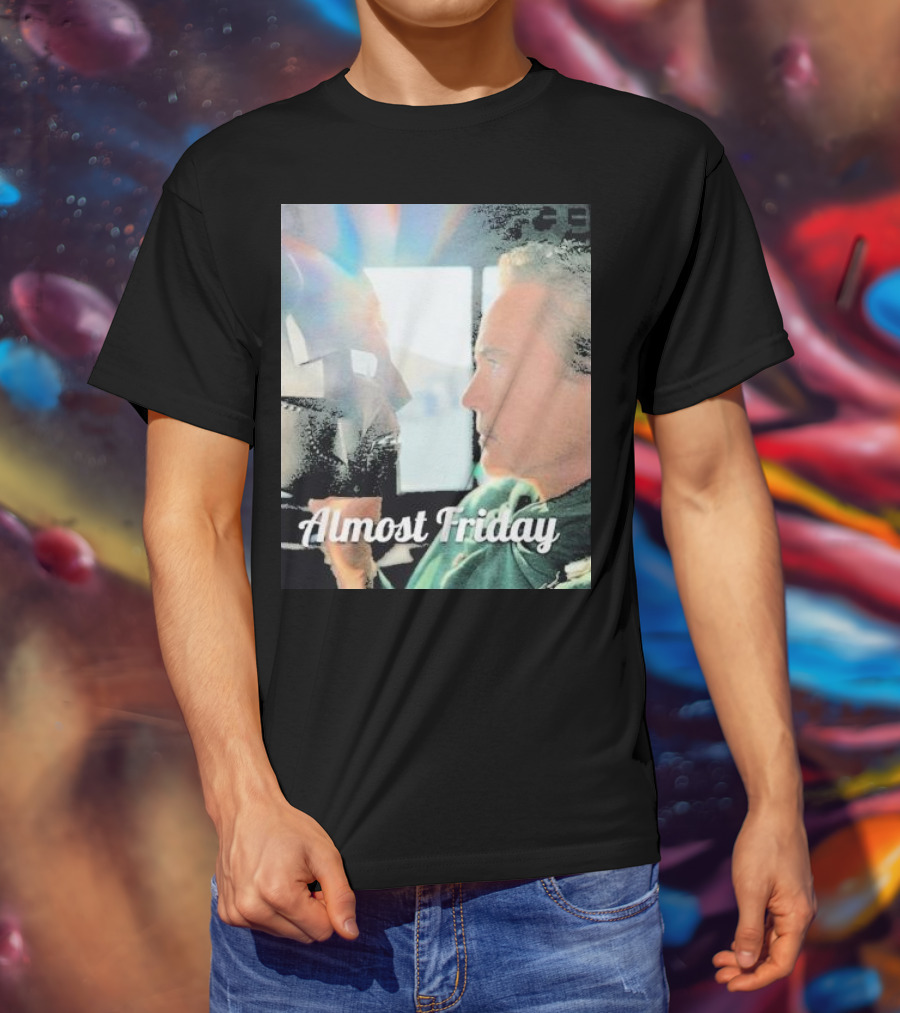 Almost Friday Downey Marvel Mask Face Off T-Shirt