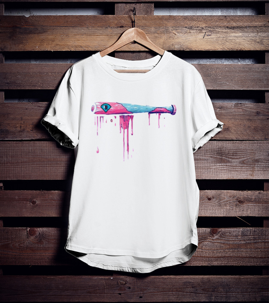 Baseball Bat TR With Sprinkles Drip T-Shirt
