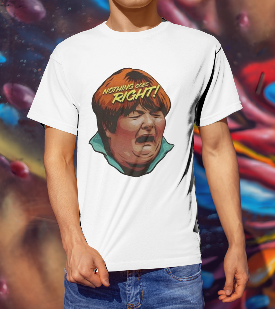 Nordacious Nothing Goes Right Scream Face T-Shirt