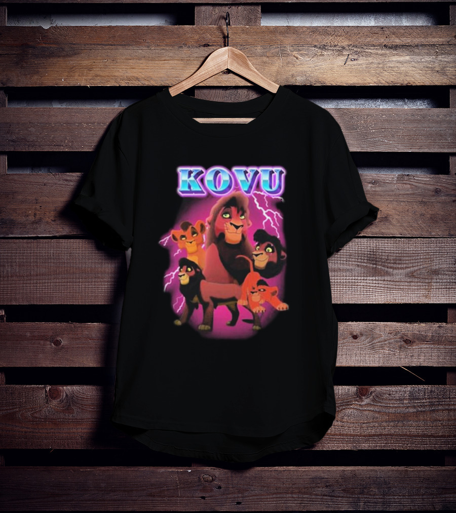 Kovu Lion King 2 Characters Purple Lightning Scene T-Shirt