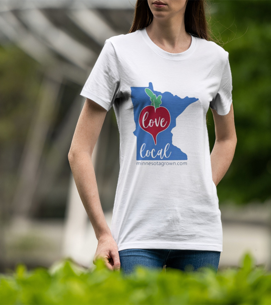 Love Local Minnesota Beetroot Minnesotagrown.com T-Shirt
