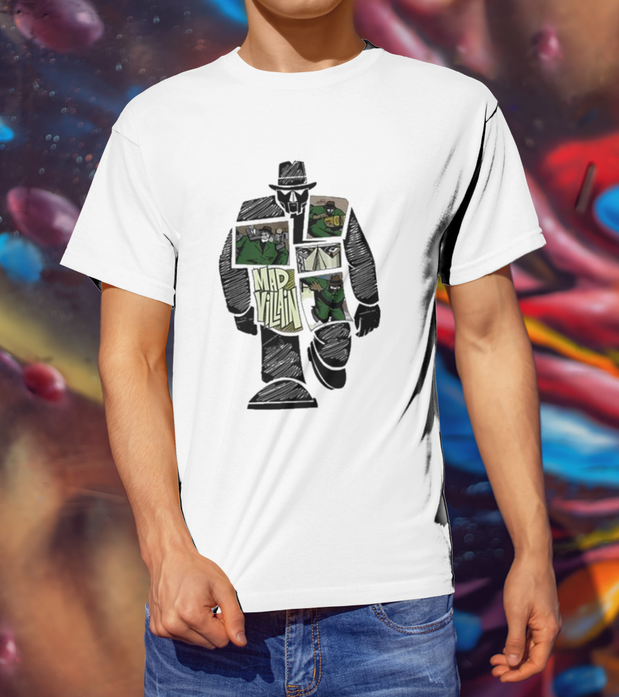 MF DOOM Madvillain Comic Style Striking T-Shirt