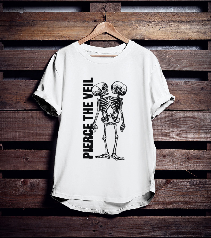 Pierce The Veil Conjoined Skeleton T-Shirt