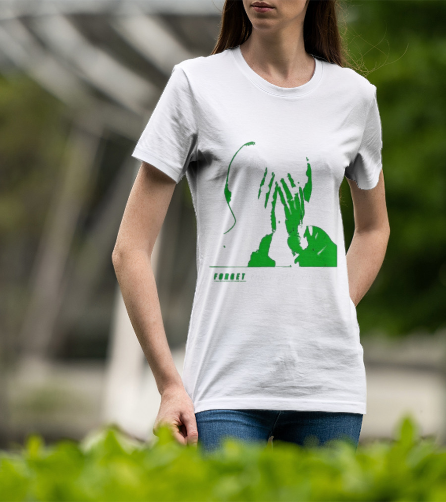 The Twilight Sad Forget The Night Ahead Green Silhouette With White Eyes T-Shirt