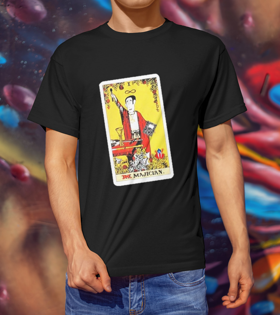 Kurious The Magician Tarot Card I Infinity T-Shirt
