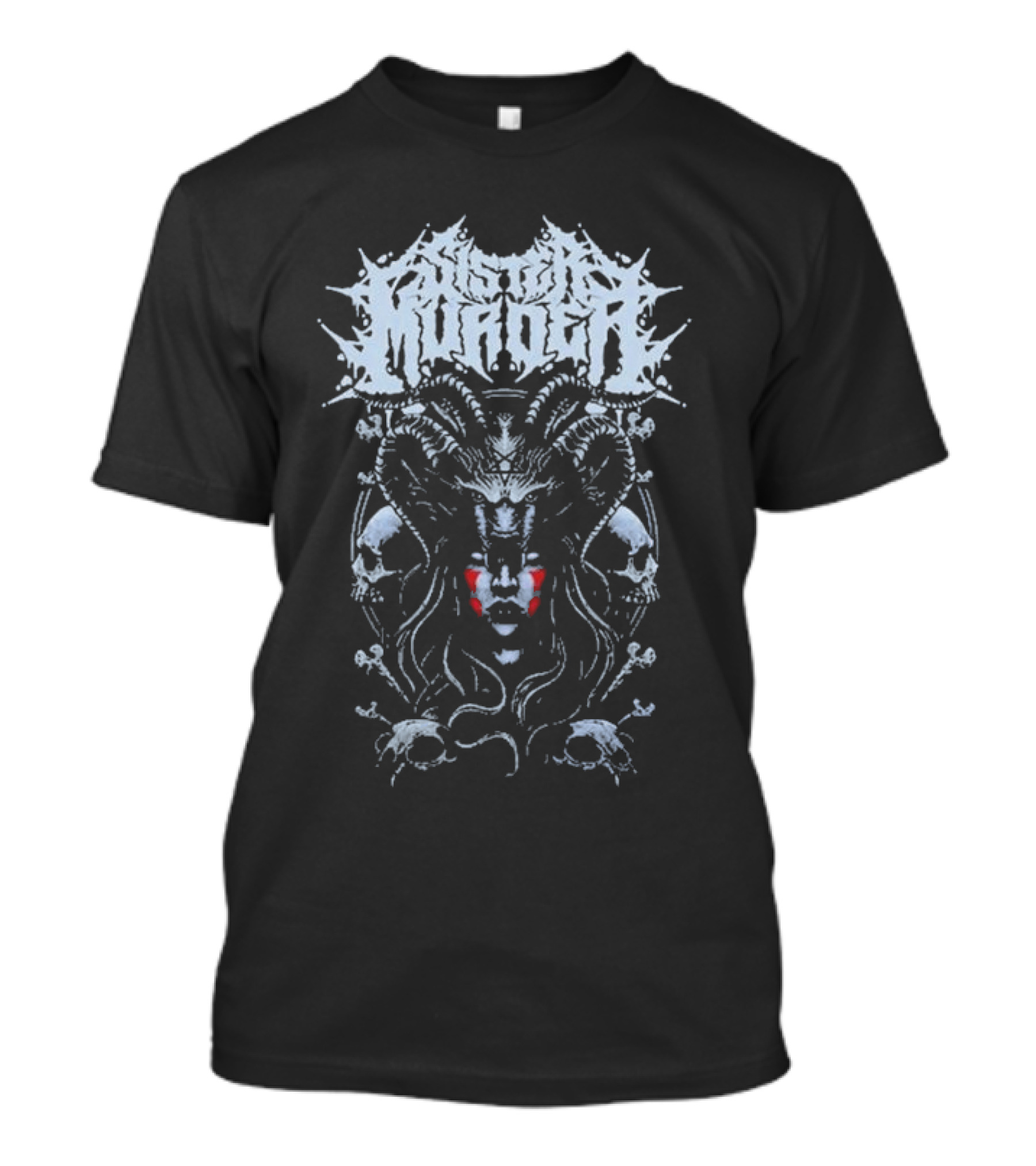 Sister Murder Skull Demon Iconography T-Shirt