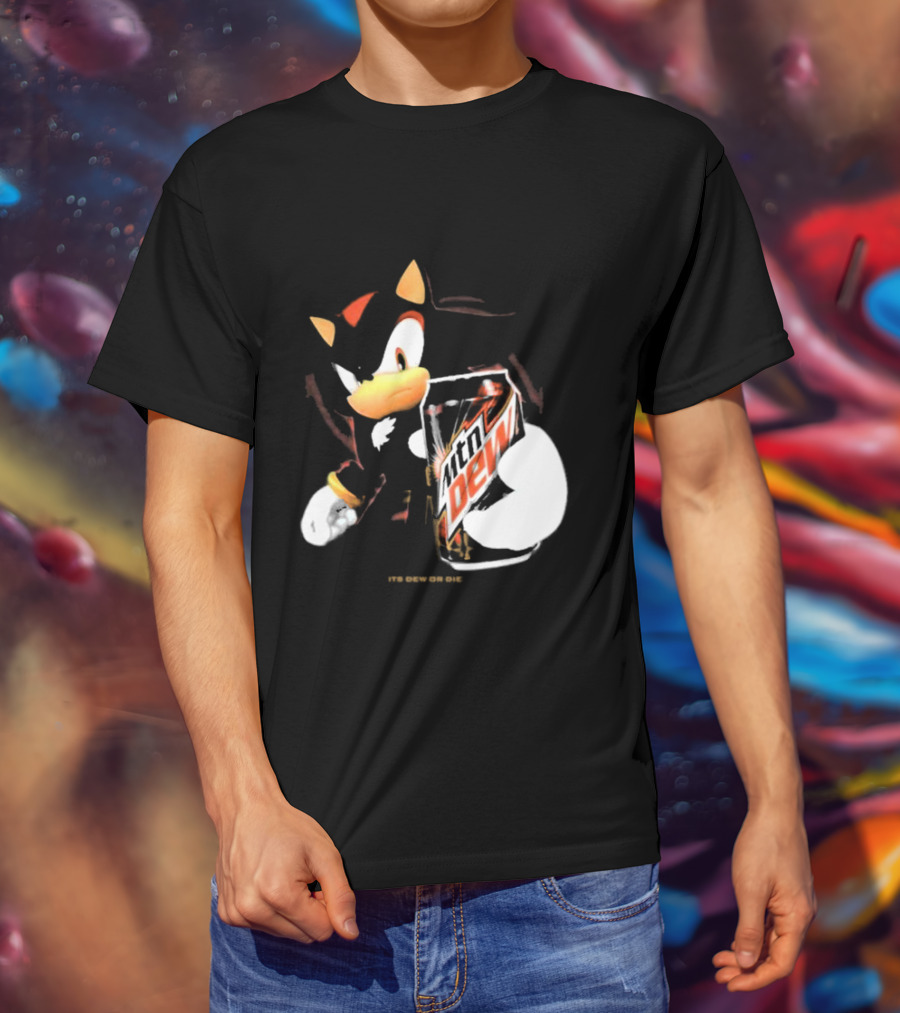 Mamono World Code Ultimate Its Mtn Dew Or Die Featuring Shadow T-Shirt