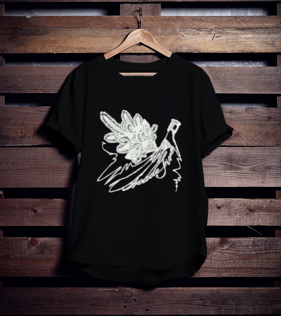 Arcade Fire Black Funeral Glow In The Dark Branch Design 20 Shows T-Shirt