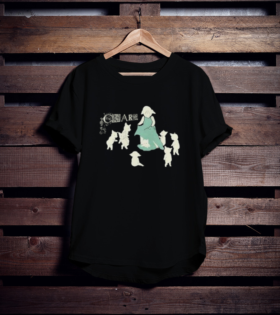 Clairo Charm Herd With Girl And Cats T-Shirt