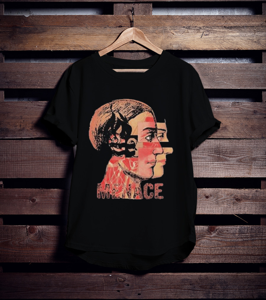 Menace Hot Water Music Dual Profile Head T-Shirt