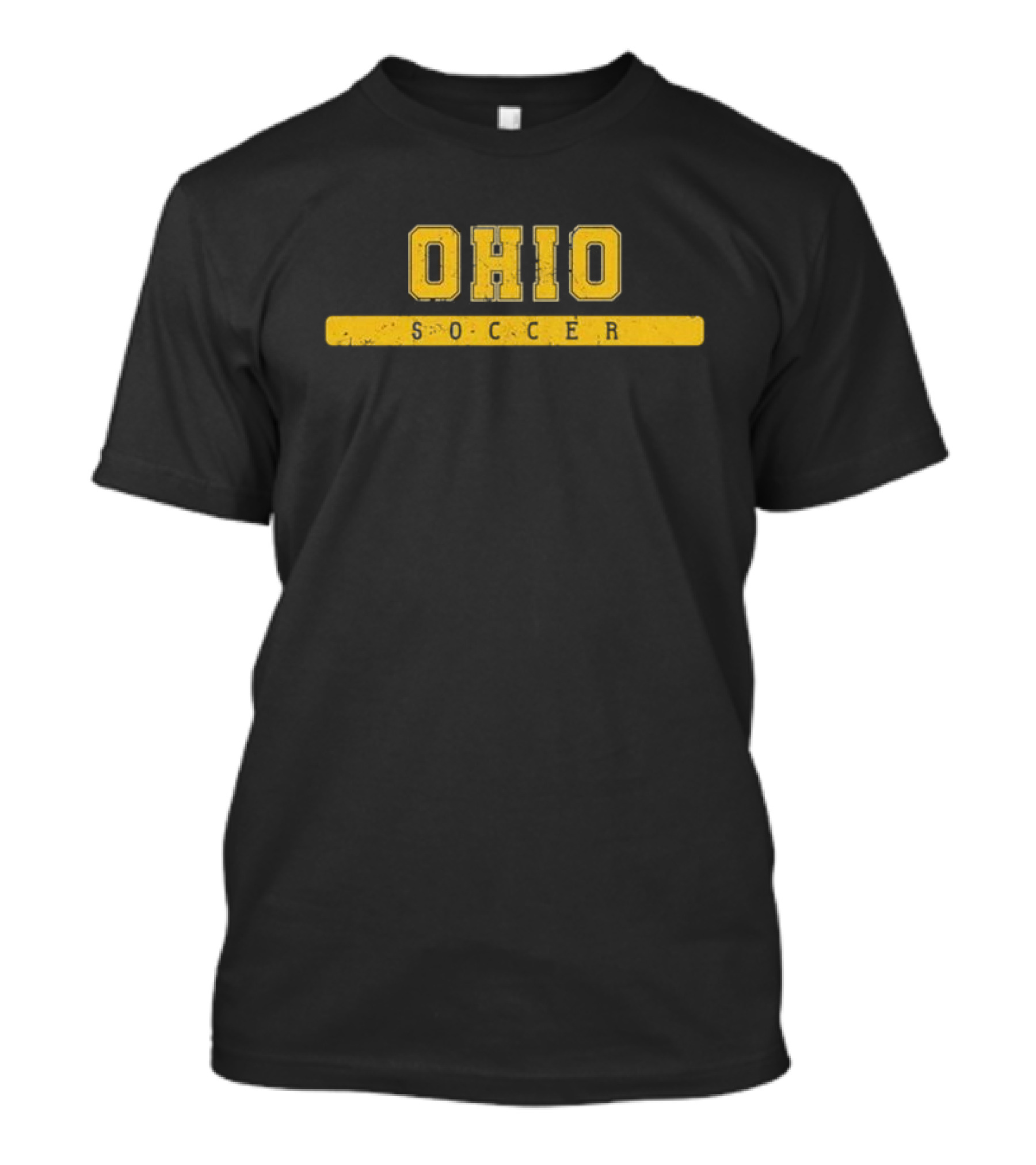 Ohio Soccer Yellow Vintage Classic T-Shirt