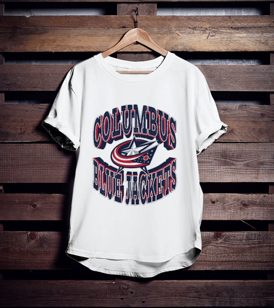 Columbus Blue Jackets Official Team Emblem T-Shirt