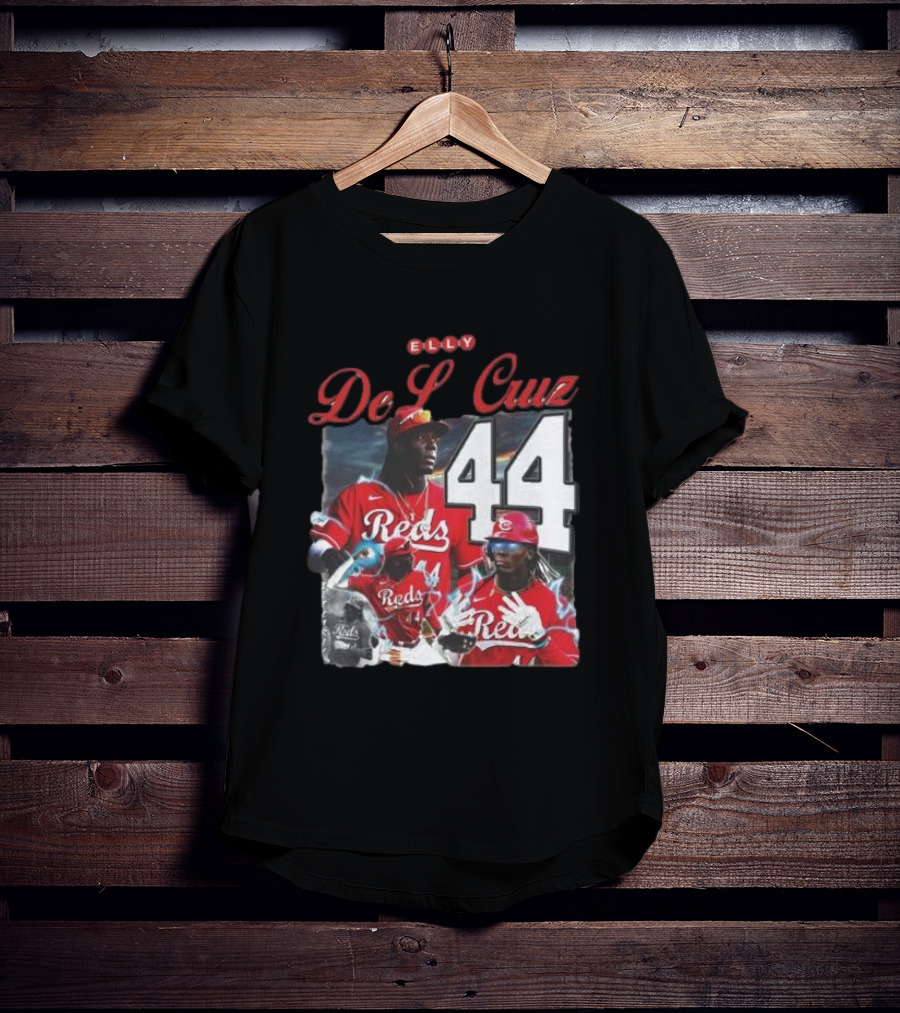 Elly De La Cruz Reds 44 Cincinnati Baseball Electricidad T-Shirt