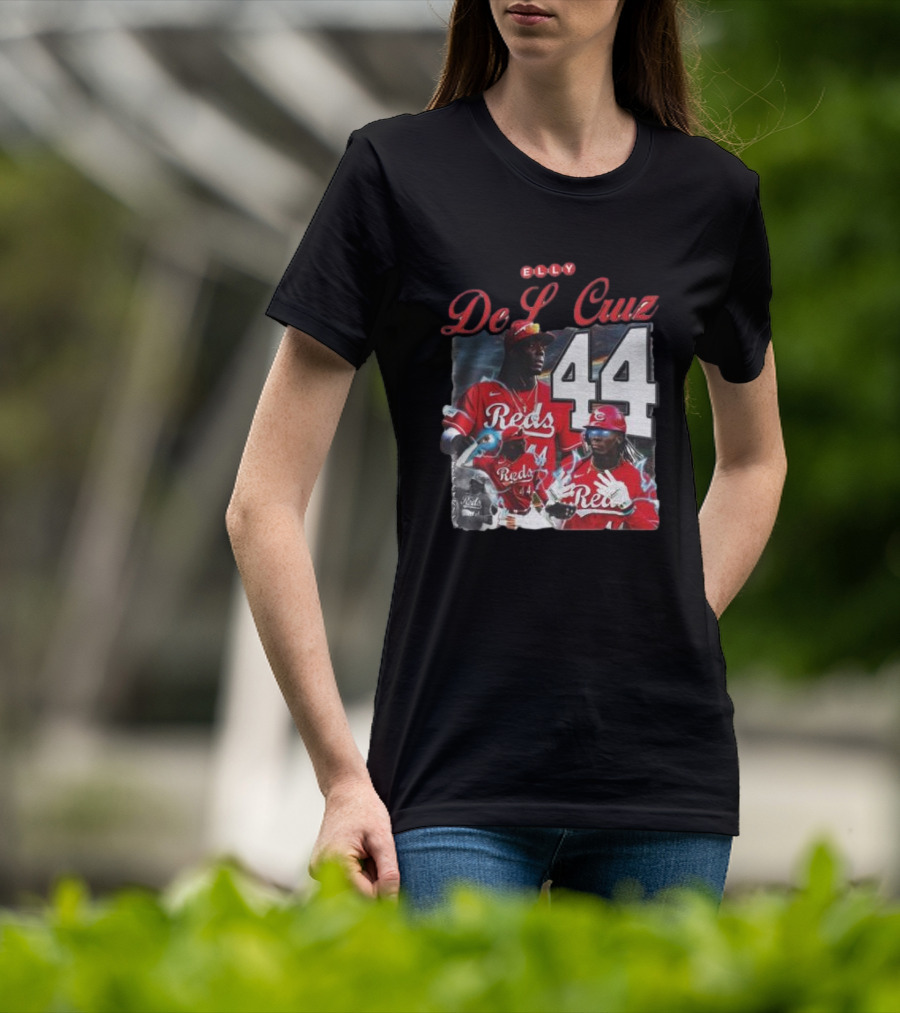 Elly De La Cruz Reds 44 Cincinnati Baseball Electricidad T-Shirt