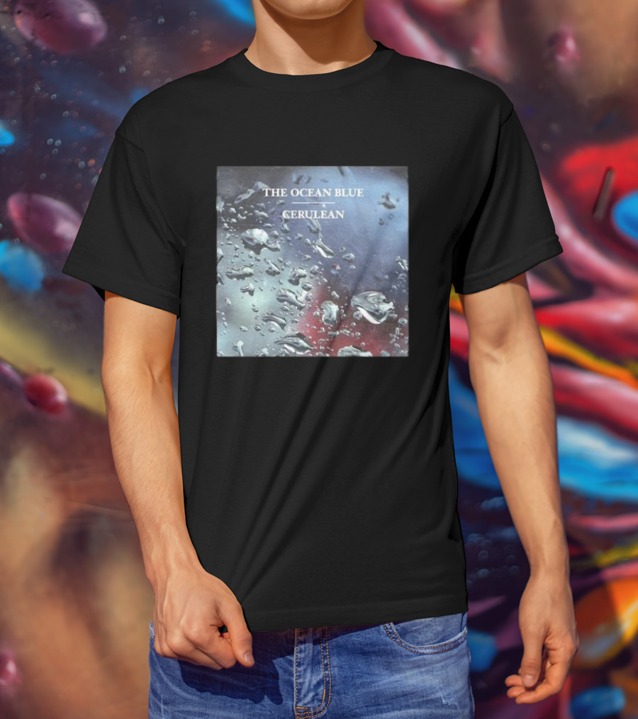 THE OCEAN BLUE CERULEAN Rainwater Reflection T-Shirt