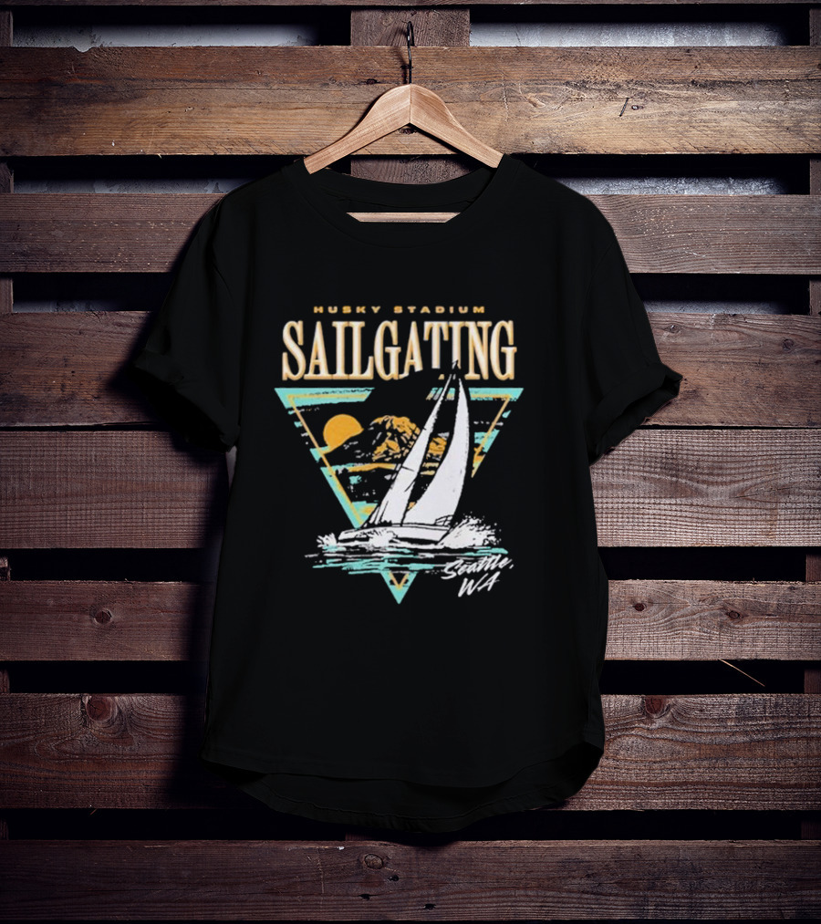 Husky Stadium Sailgating Seattle WA T-Shirt