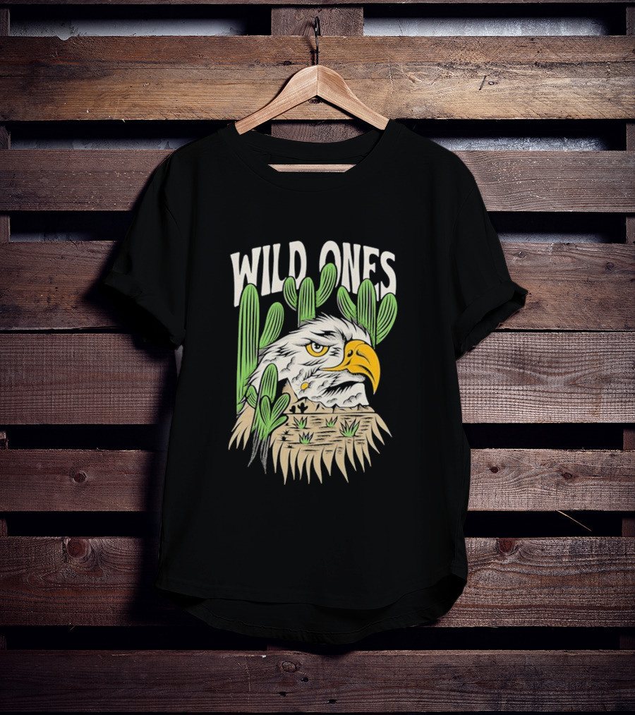 Wild Ones Eagle Desert Landscape T-Shirt