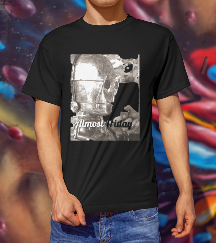 Almost Friday Star Wars C-3PO Smoking T-Shirt