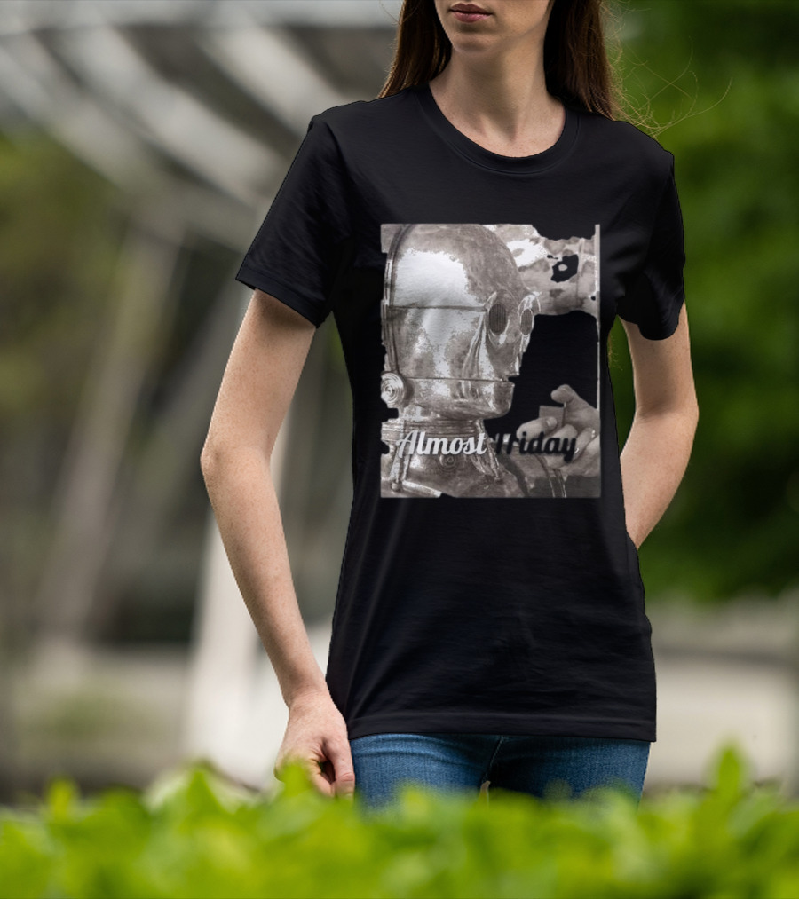 Almost Friday Star Wars C-3PO Smoking T-Shirt