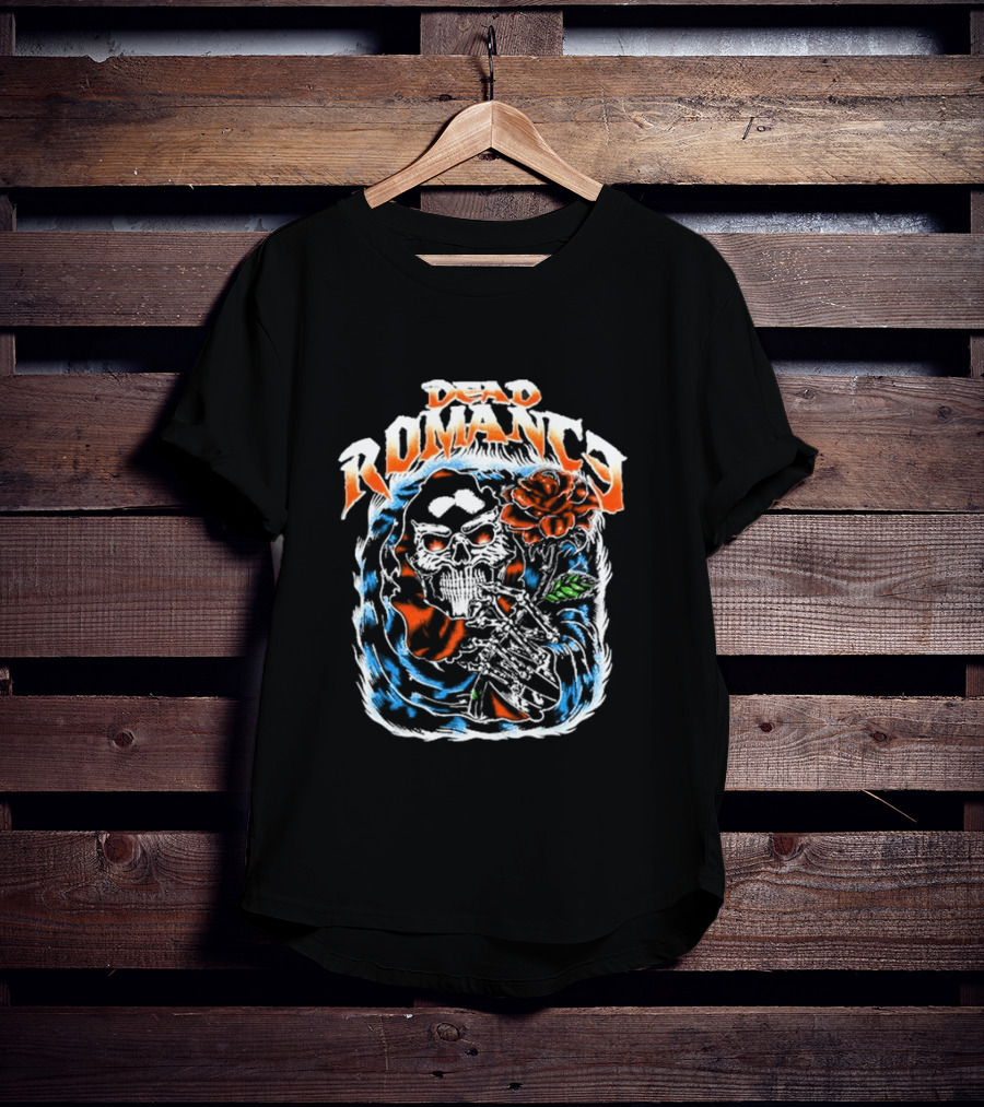 DEAD ROMANCE Skull Rose T-Shirt