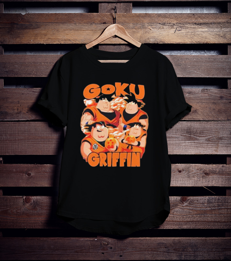 Goku Griffin Anime Family Crossover T-Shirt