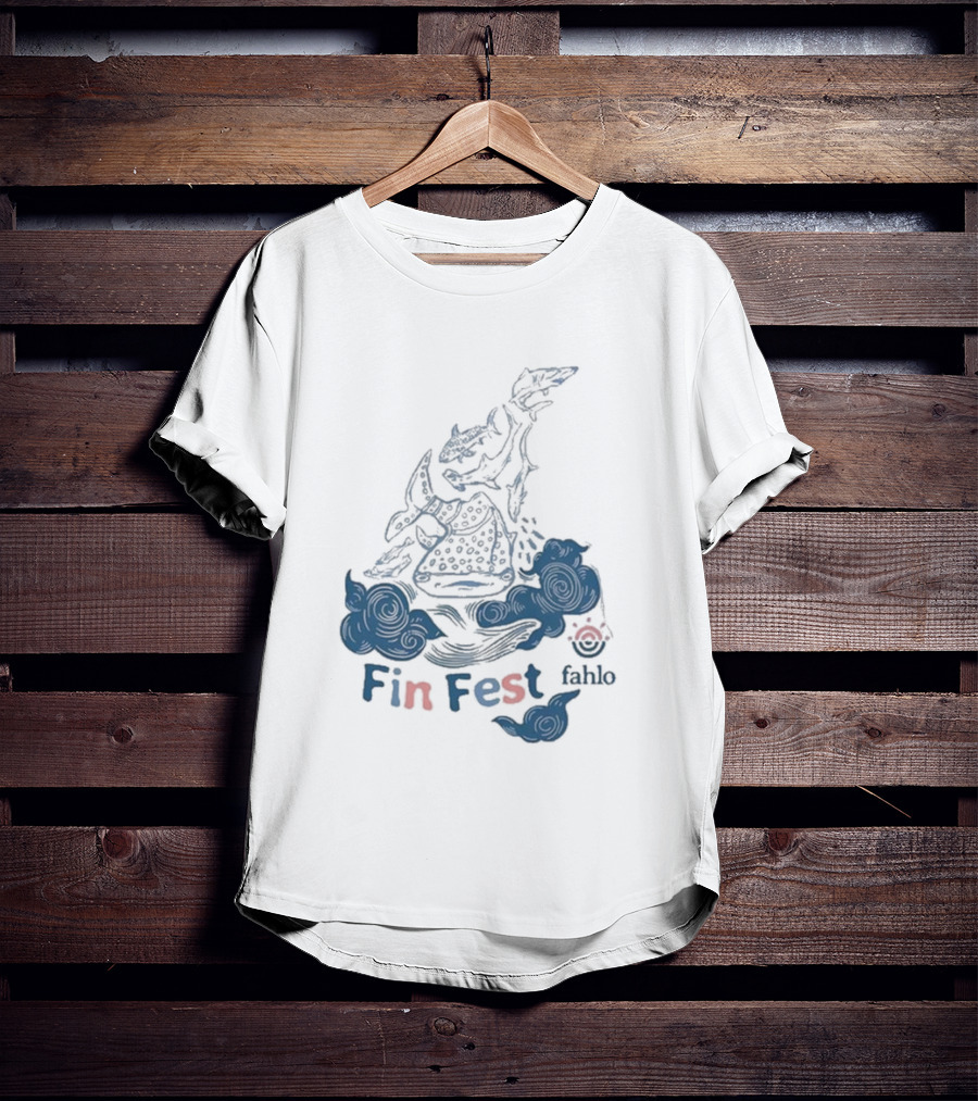 Fahlo Fin Fest Event Kaitlyn Clouds T-Shirt