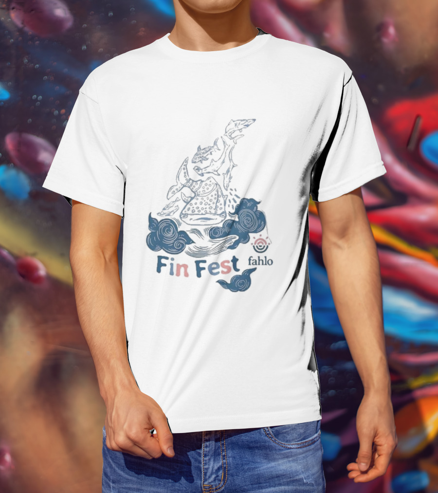 Fahlo Fin Fest Event Kaitlyn Clouds T-Shirt