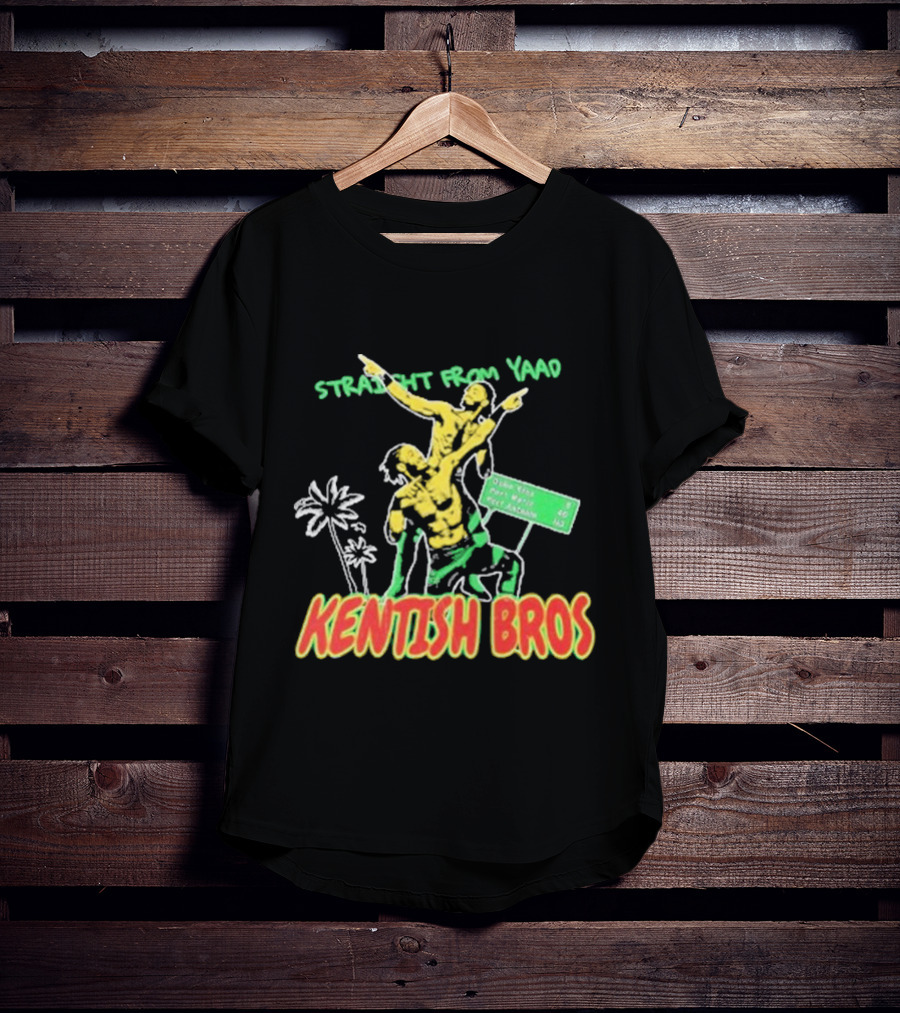 Straight From Yaad Kentish Bros Ocho Rios Montego Bay Negril Jamaica T-Shirt
