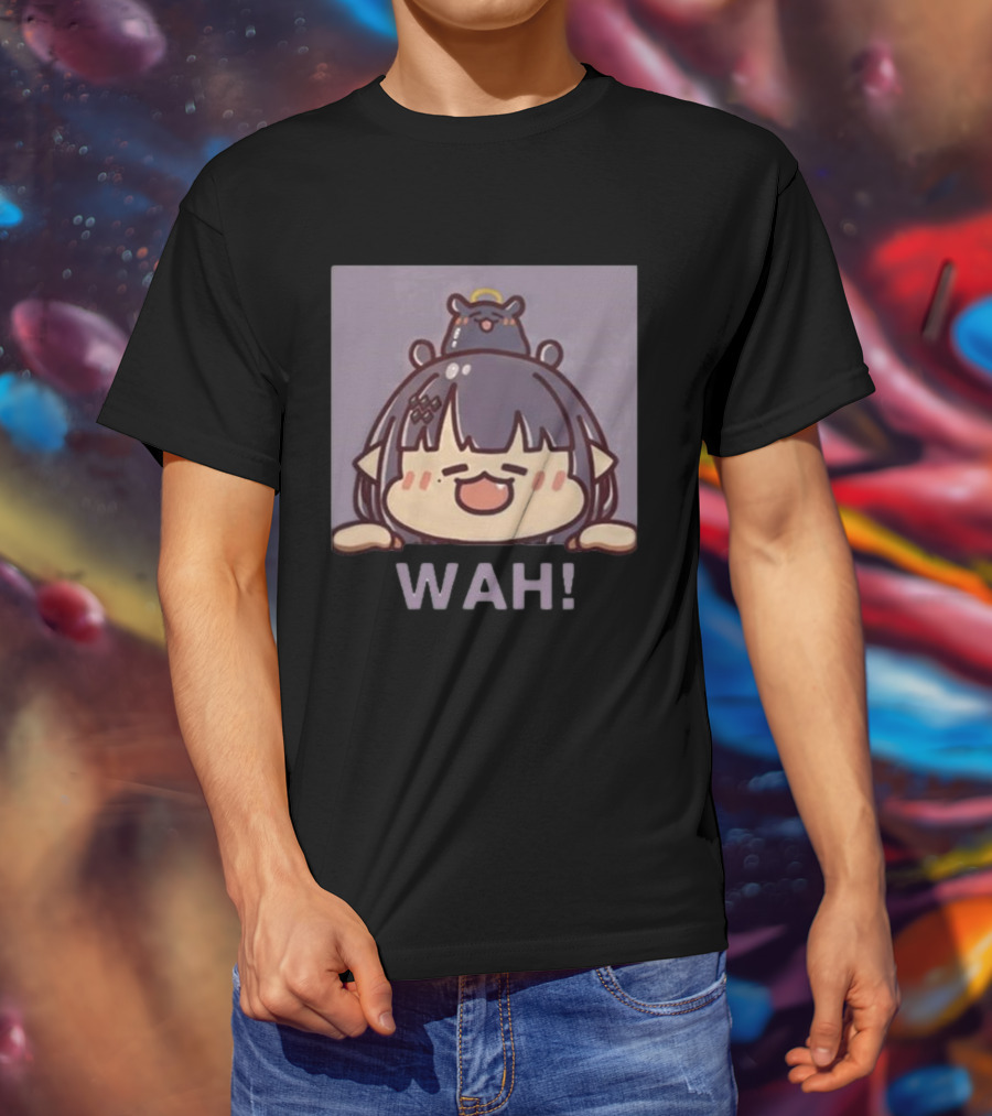 Hololive WAH Win All Heart Cute Anime Character T-Shirt