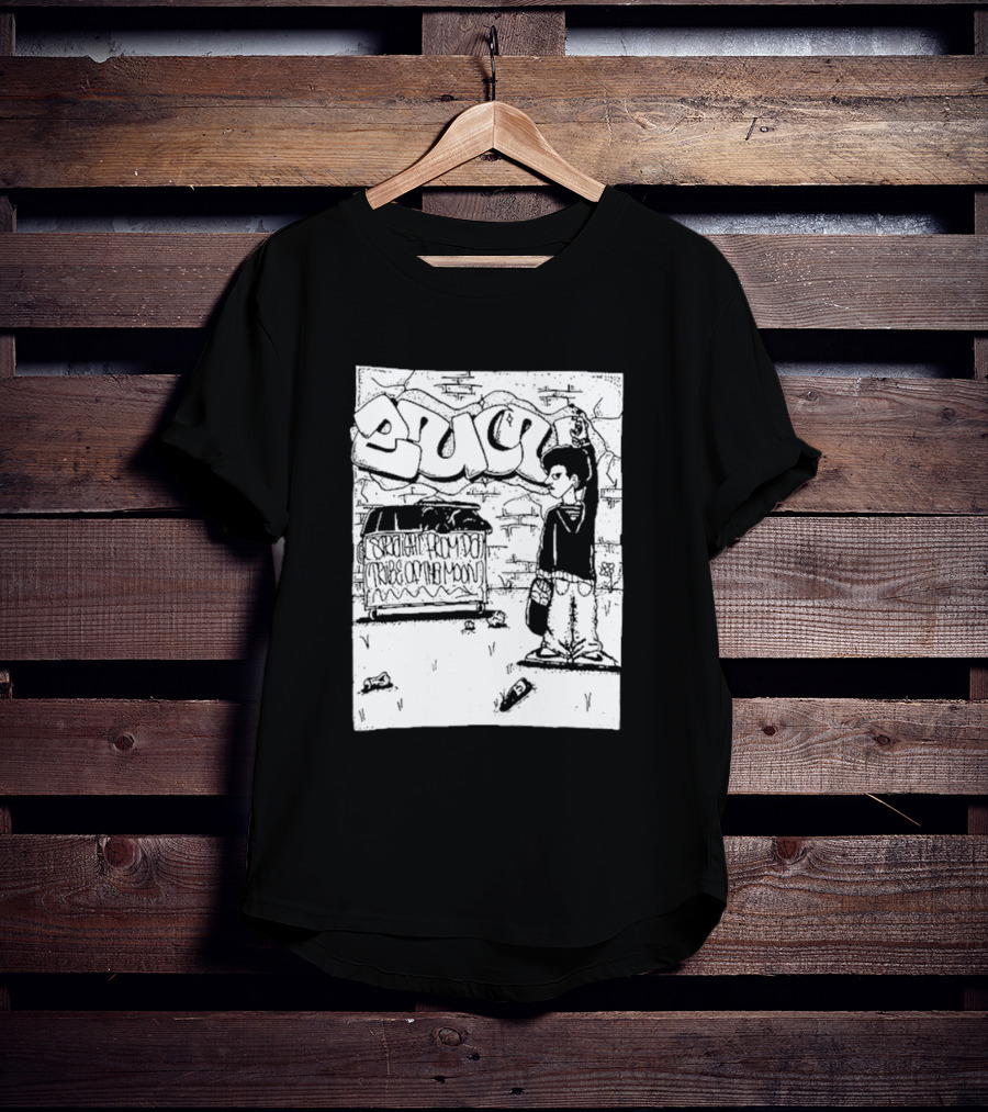 Zulu Black Powerviolence Street Art From The Tribe Of The Moon T-Shirt