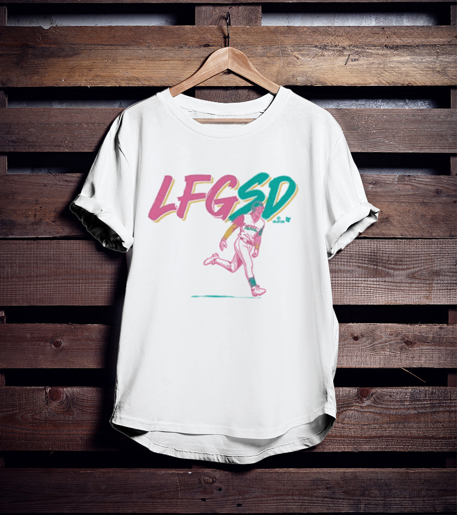 Jackson Merrill LFGSD Neon Baseball Running T-Shirt