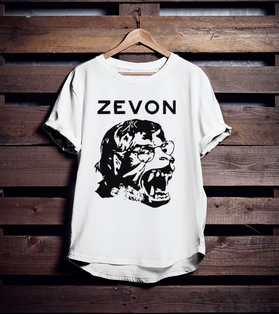 Zevon Angry Face Drawing T-Shirt