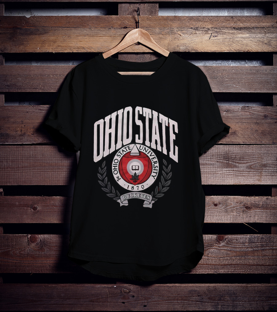 Ohio State University Buckeyes 1870 Seal Bold T-Shirt