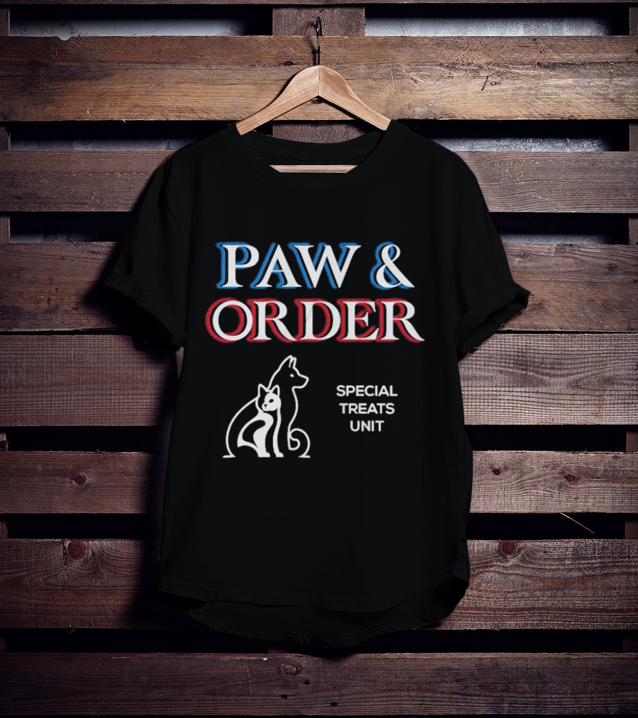 Paw And Order Special Treats Unit Dog Cat T-Shirt