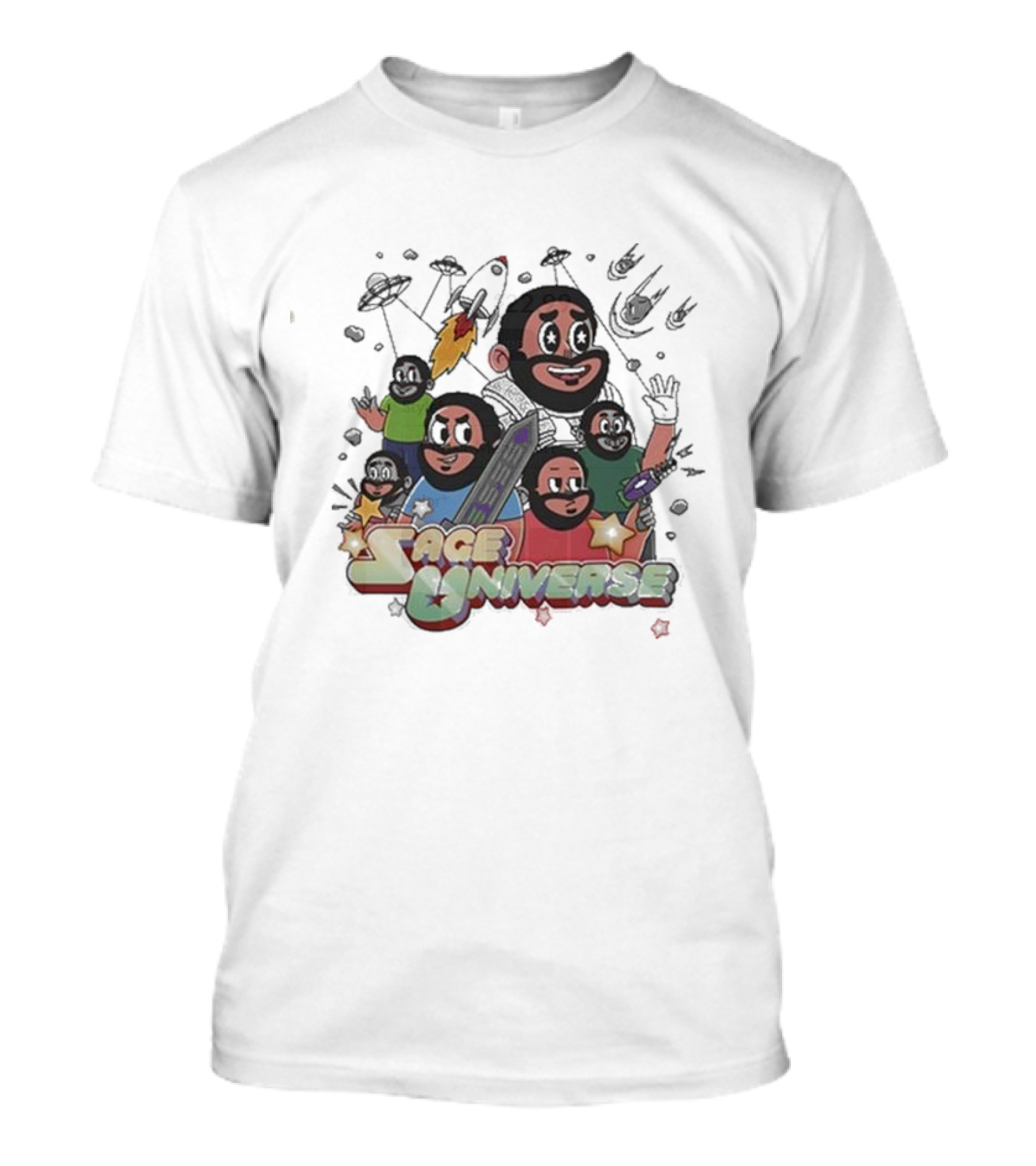 Sage Universe Multiverse Joyful Faces And Adventures T-Shirt