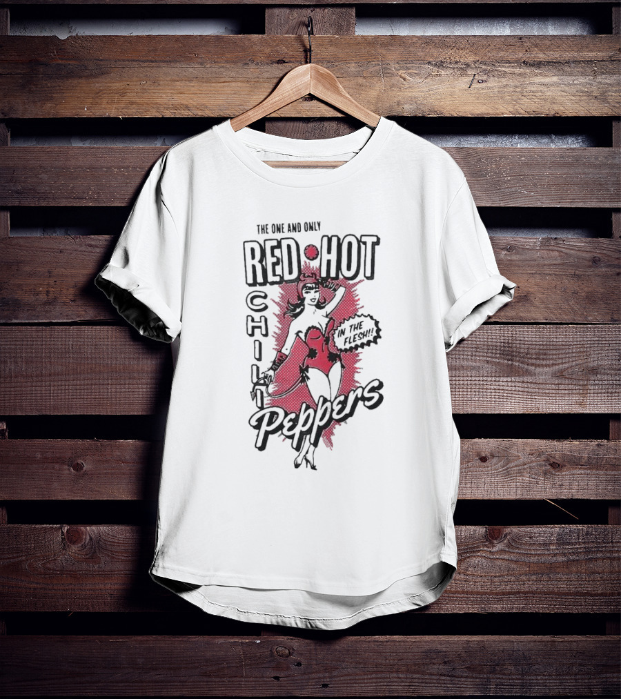 The One And Only Red Hot Chili Peppers In The Flesh T-Shirt