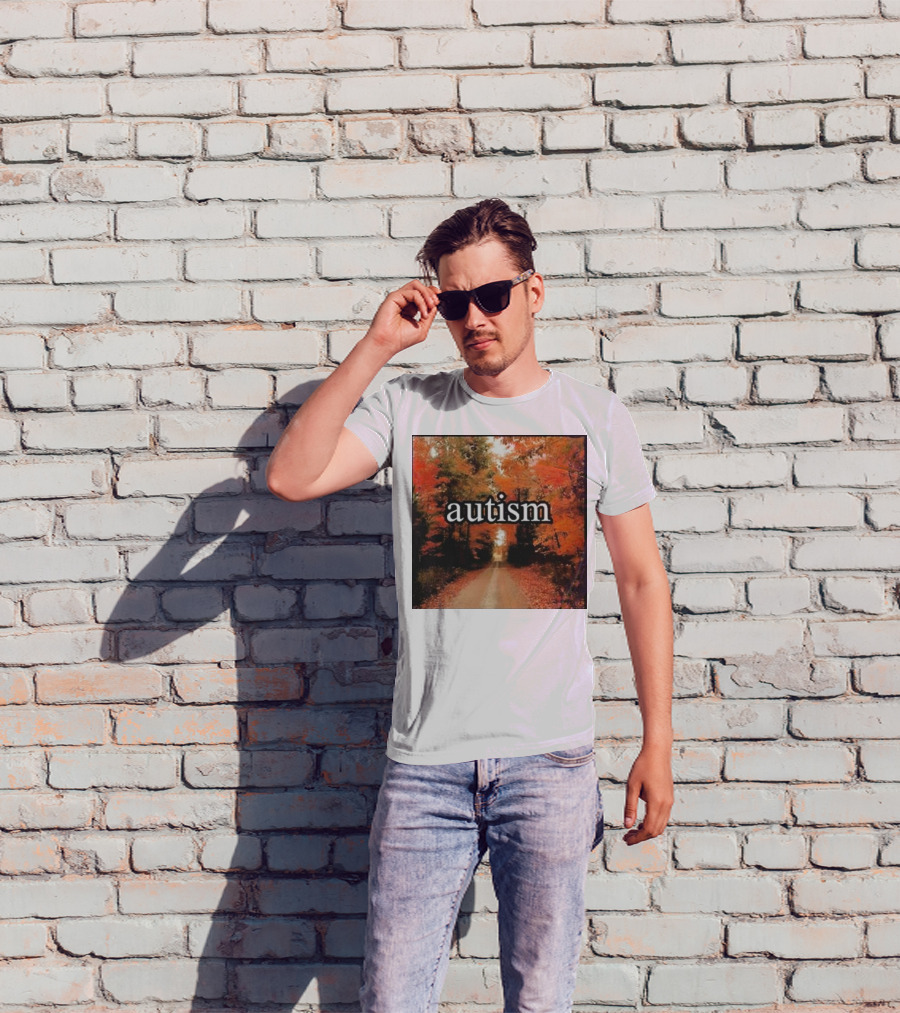 Autism In An Autumn Forest Pathway T-Shirt