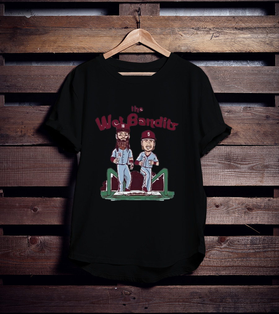 Brandon Marsh Bryson Stott The Wet Bandits Philadelphia Phillies MLB T-Shirt