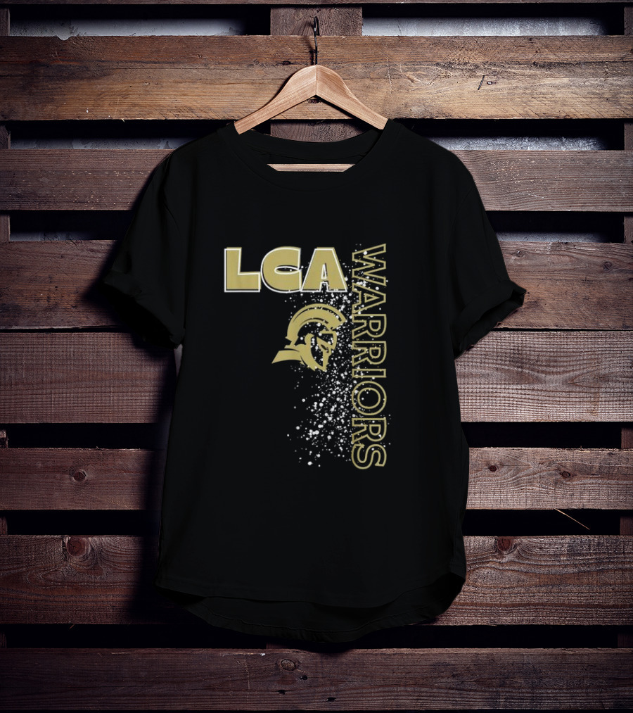 LCA Warriors Gold Helmet Spartans T-Shirt